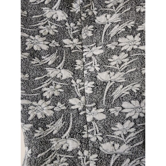 Vintage Metallic Thread Whisper Blouse Womens S Floral Y2K Fashion Made In USA - Picture 7 of 11